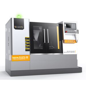 Torno CNC de doble husillo X25-S con bancada plana a la venta