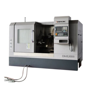 CK40L Compra Nueva Máquina Torno CNC de Bancada Inclinada para Tornear Productos Metálicos
