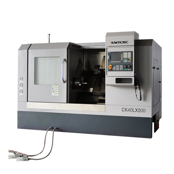 CK40L Compra Nueva Máquina Torno CNC de Bancada Inclinada para Tornear Productos Metálicos