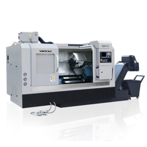 Torno CNC CK50L China con Bancada Inclinada y un Diámetro Máximo de Giro de 550 mm