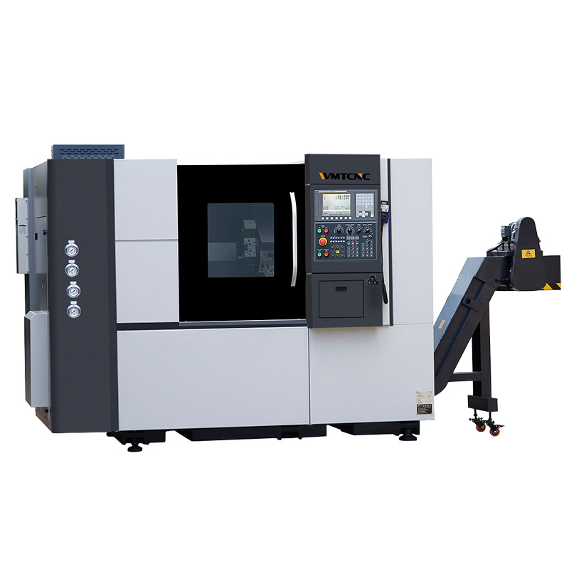 Torno CNC de Bancada Inclinada para Trabajo Pesado SWL8H para Procesamiento de Metales
